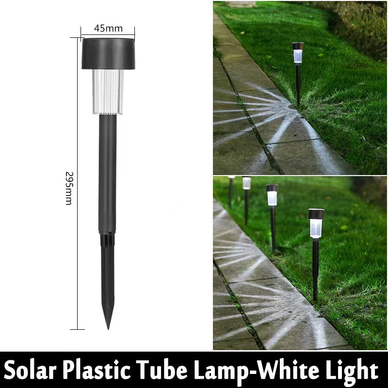 10Pack Solar Outdoor Lights Garden Lantern Solar Powered Lamp Waterproof Landscape Lighting Pathway Yard Lawn Garden Decoration Techelectronicx