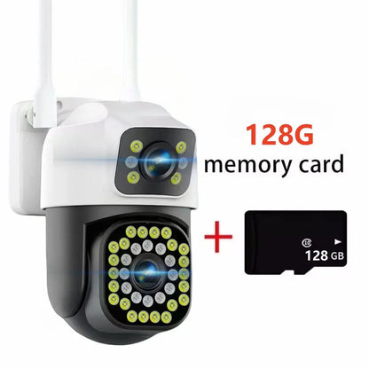 4K 8MP WiFi Surveillance Camera Wifi Outdoor Dual Lens PTZ IP Camera Auto Tracking Audio Video ONVIF Security CCTV Camera YOOSEE TechElect