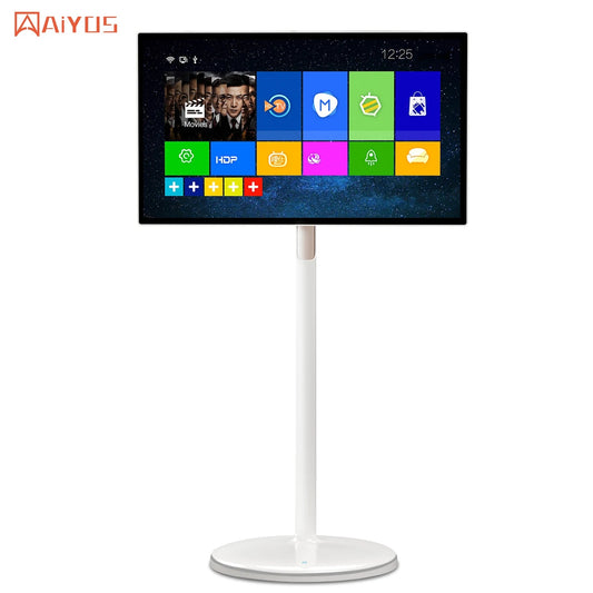 27 32 Inch Private Capacitive Touch Moving Standby Smart Television Monitor 1080p Portable Touch Screen Rotating Lcd Smart Tv Techelectronicx