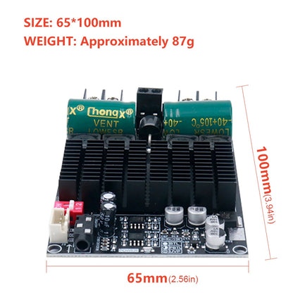 ZK-2001 TPA3221 Pure Rear Stage Digital Power Amp Board Stereo Audio Amp DC 10-30V 200W AMP Bridged Mono Subwoofer Speaker Techelectronicx