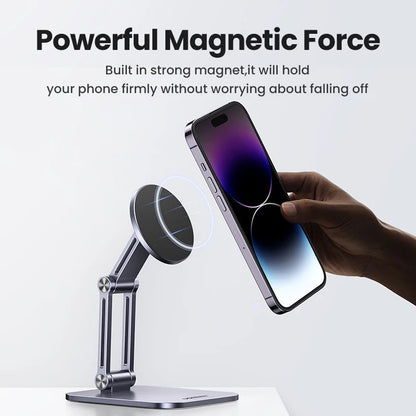 【New】UGREEN Magnetic Phone Holder Aluminum Cell Phone Stand For Magsafe iPhone 16 15 14 Pro Xiaomi Samsung Mobile Phone Holder Techelectronicx