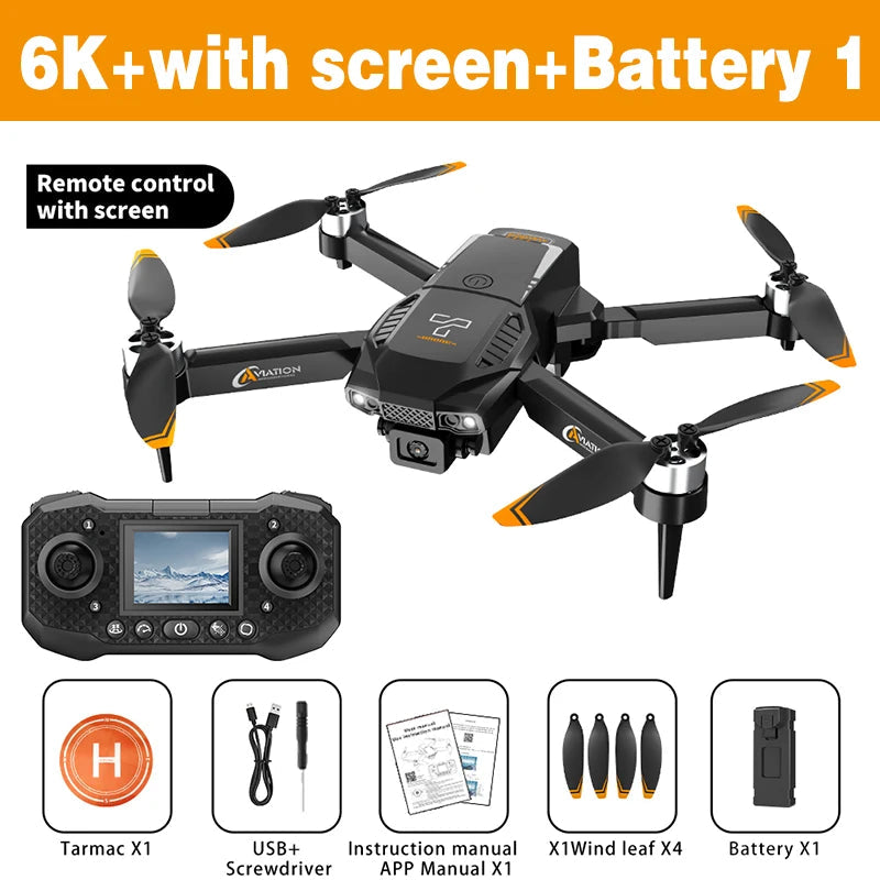 Xiaomi Mijia F205 Drone Professional 8K HD Dual Camera With Screen Remote Control Smart Obstacle Avoidance FPV Brushless Motor TechElect