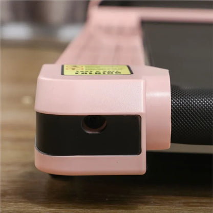 US Stock Under Desk Treadmill, Portable Walking Pad With Foldable Wheels, Remote Control, LED Display, Pink TechElect