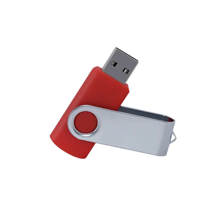 флешка usb 32GB Flash Drive 16 Giga Memory Stick Metal Jump Drive Swivel Pendrive Portable 64 128 GB cle usb 2.0 Pen Drives Techelectronicx