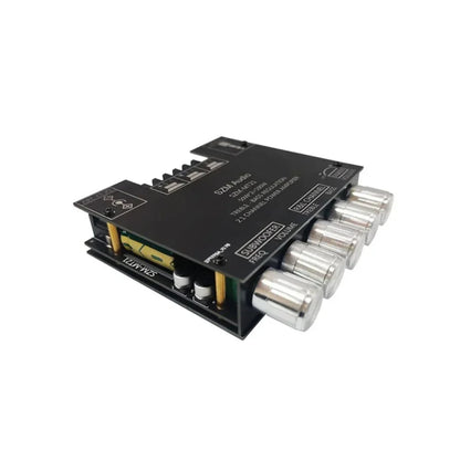 ZK-MT21 100W+2*50W 2.1 Channel Digital Audio Power Amplifier Module Subwoofer AUX Blue tooth 12/24V Stereo Amp HiFi for Speaker Techelectronicx