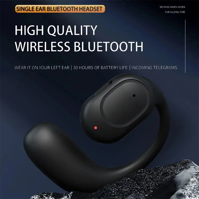 Wireless Headphones Bluetooth Headset With Microphone Bone Conduction Handsfree Noise Canceling Earphones For Driving Audifonos - TechElect