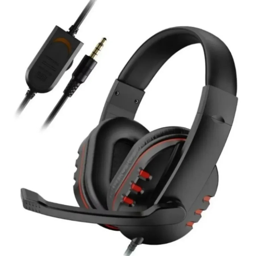 Headphones 3.5mm Wired Gaming Headset Earphones Music For PS4 Play Station 4 Game PC Chat computer With Microphone - TechElect