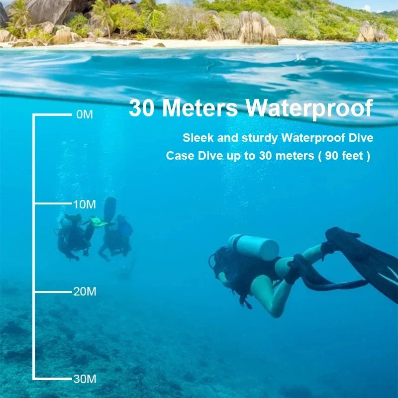 2.0" Action Camera Ultra HD 4K 30FPS WiFi Underwater Cameras Waterproof Helmet Bicycle Video Recording Cameras Outdoor Sport Cam TechElect