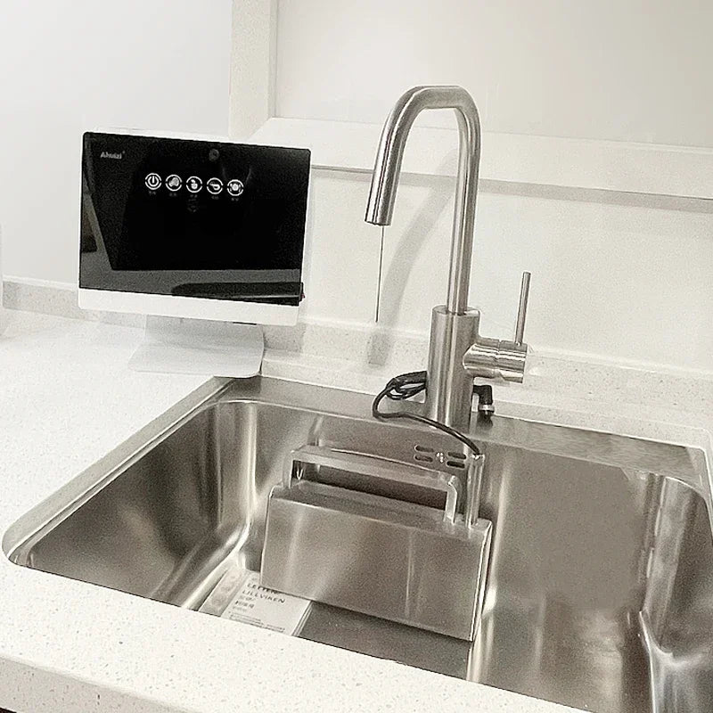 110V/220V Portable Sink Dishwasher Small Free-standing Installation-free Automatic Household Kitchen Ultrasonic Dishwasher A5 TechElect