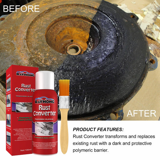 100ml Car Chassis Rust Converter Multi Purpose Water Based Metal Rust Remover Repair Protect Iron Metal Surfaces Maintenance Techelectronicx
