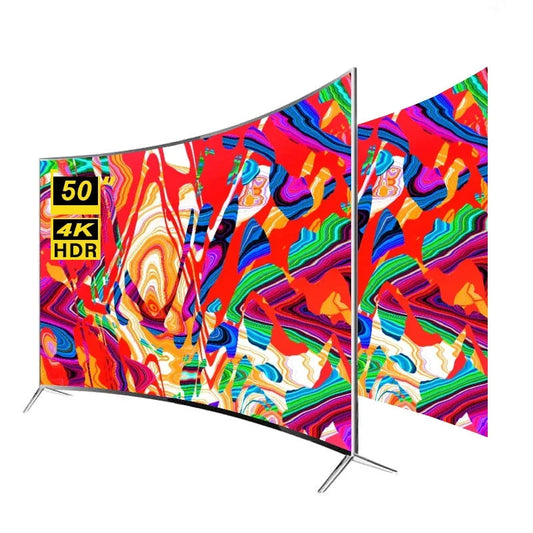 Curved Screen 50 Inch Smart Android LED TV Ultra HD 4K Smart Television TechElect