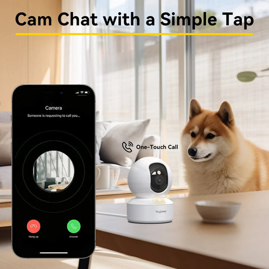 BoyKeep Smart Camera 2K Security Protection Wifi Surveillance 5G/2.4GHz Indoor Baby Night Vision 360° Pan & Tilt 2-Way Audio K30 TechElect