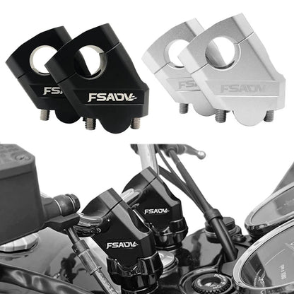 1 Pair Motorcycle Universal Handlebar Riser Bar Mount Handle Clamp Universal 28mm 1 1/8" 22mm 7/8" For Honda BMW YAMAHA Suzuki Techelectronicx
