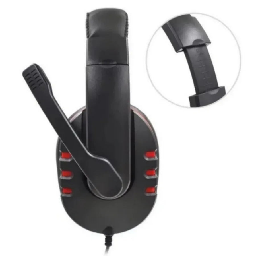 Headphones 3.5mm Wired Gaming Headset Earphones Music For PS4 Play Station 4 Game PC Chat computer With Microphone - TechElect