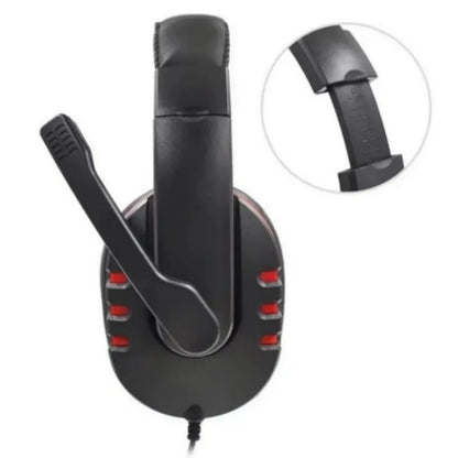 Headphones 3.5mm Wired Gaming Headset Earphones Music For PS4 Play Station 4 Game PC Chat computer With Microphone - TechElect