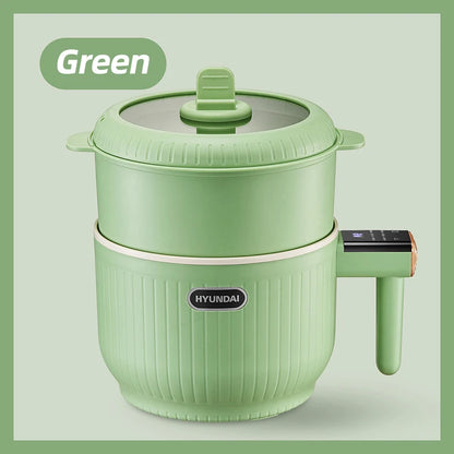 1.5L Electric Rice Cooker Smart Cooking Pot Multicooker Lunch Box Rice Cookers Dormitory Hot Pot Non-stick Electric Skillet 220V TechElect
