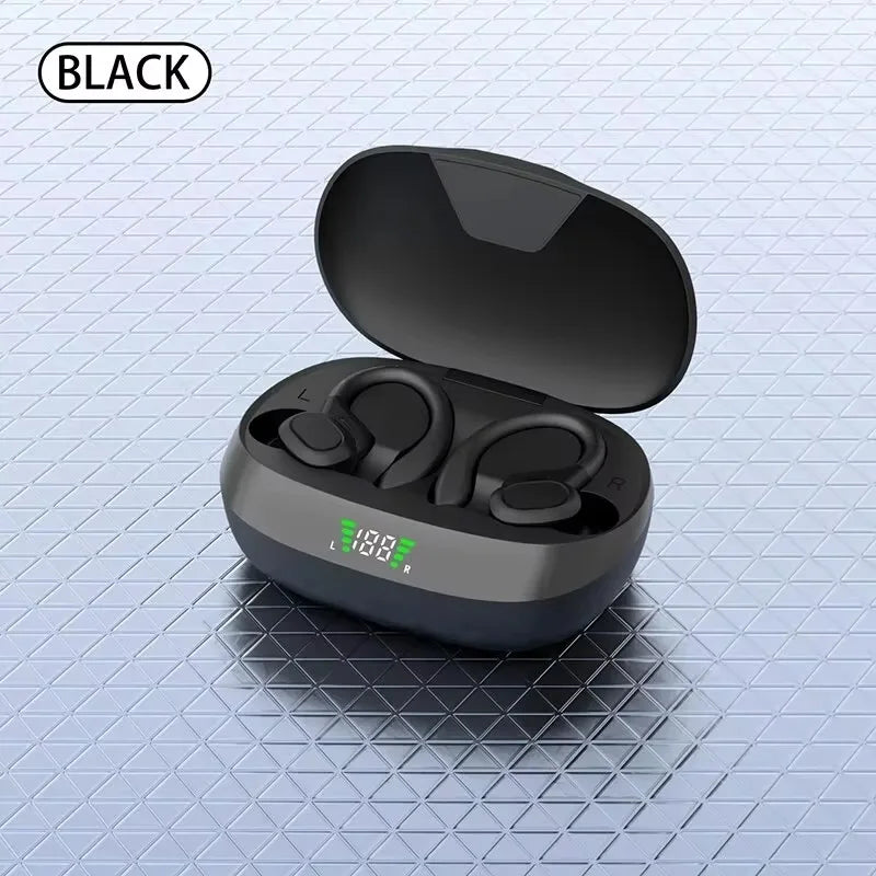 Original Wireless Earphones Ture Wireless Earbuds Ear Hook Sports HiFI Stereo Waterproof Headset With Mic TWS Headphone - TechElect