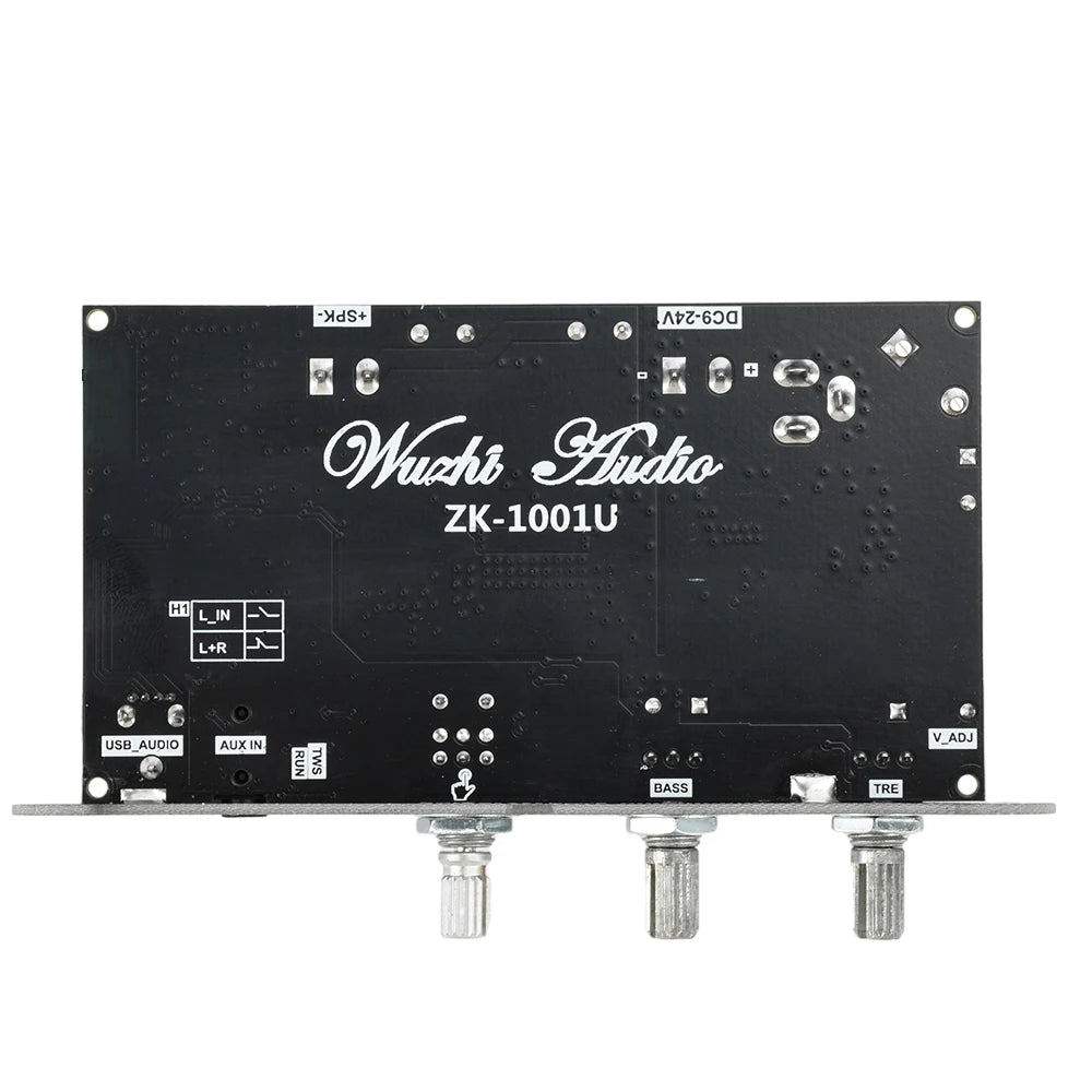 ZK-1001U DC 9-24V Single 100W BT Amplifier Board Module Supports APP Amplifier Chip TPA3116D2 Female Socket 5.5 * 2.1 Interface Techelectronicx