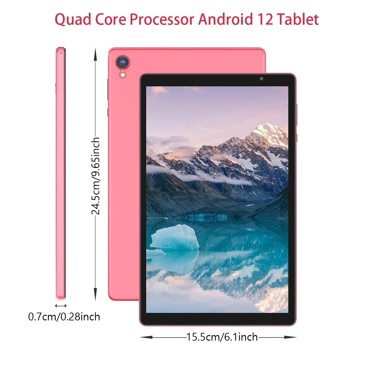 10-inch Android tablet, quad-core processor, 4(2+2) GB RAM, 32GB ROM, Bluetooth, WiFi, 6000mAh battery Techelectronicx