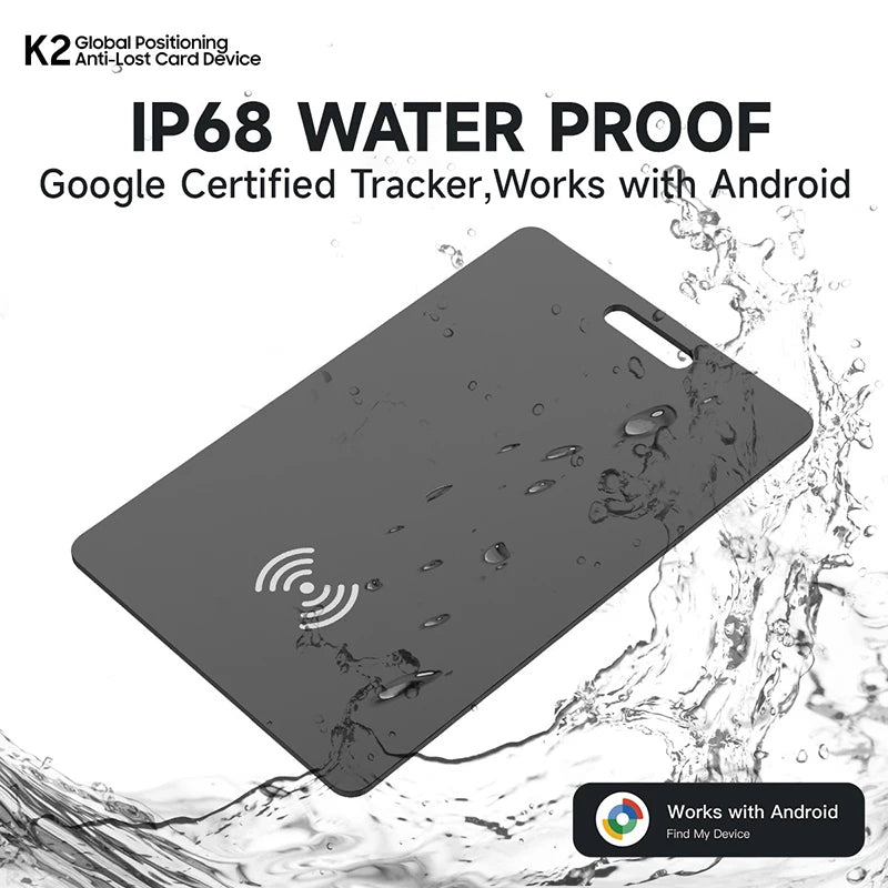 Xiaomi Google GPS Tracker Wireless Charging Card Wallet Anti Loss Device Ultrathin Intelligence Locator For Android Google 2025 Techelectronicx