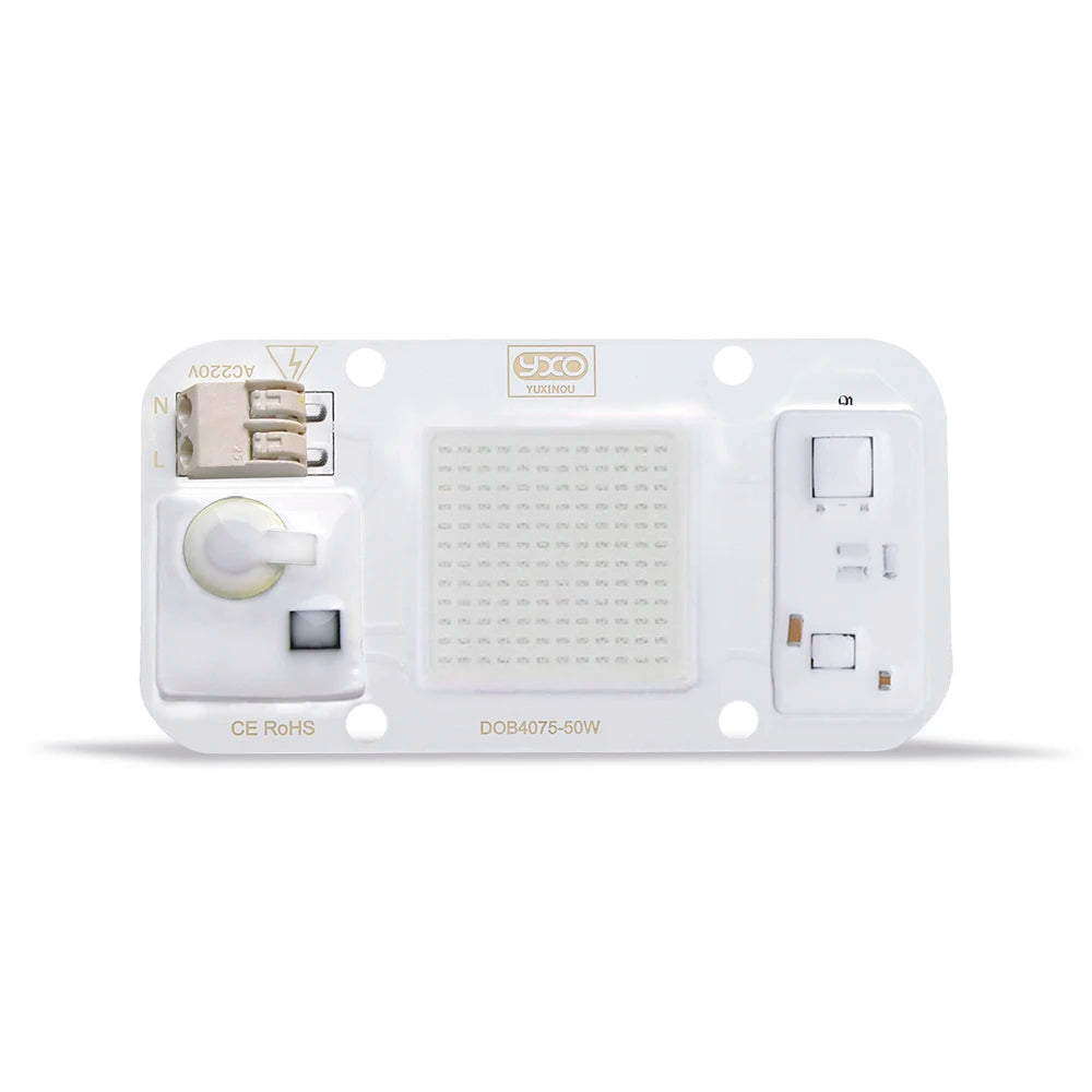 YXO Driverless Sam-ng lm283b Full Spectrum Led Grow Light Chip DOB AC COB Module 50W Lamp Beads No Need Driver For Indoor Plant Techelectronicx