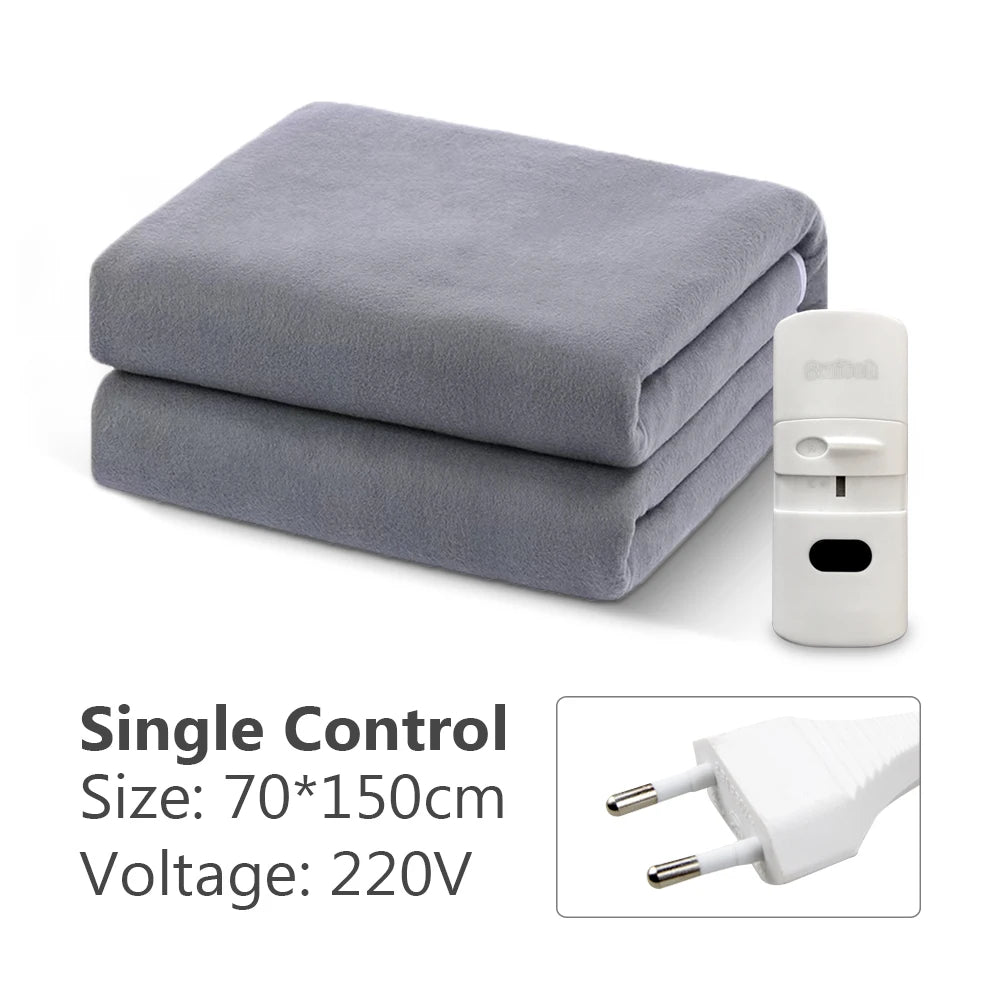110/220V Electric Blanket Thicker Heaters Electrica Smart Control Heated Blanket Winter Carpet Mat for Home Bedroom Use TechElect