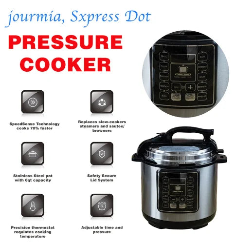 YYHC- 6L electric pressure cooker multifunctional cookware with non-stick coating inside the cooker Hotel pressure cooker Techelectronicx