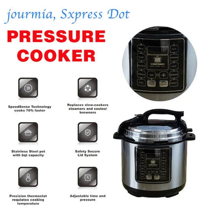 YYHC- 6L electric pressure cooker multifunctional cookware with non-stick coating inside the cooker Hotel pressure cooker Techelectronicx