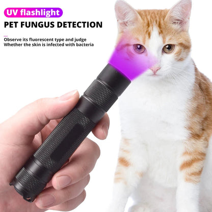 100W 365nm UV Flashlight Fluorescent Antigen Reagent Detection Lamp Waterproof UV Black Mirror Woodruff Special Identification Techelectronicx