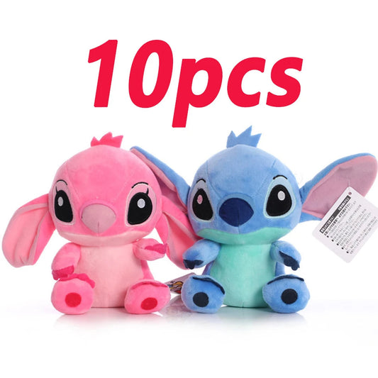 12cm 20cm 25cm Stitch Stuffed Plush Models Cartoon Stuffed Plush Dolls Anime Plush Baby Toys Kawaii Kids Birthday Gift Techelectronicx