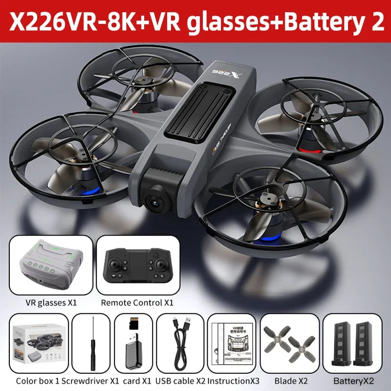 Xiaomi X226/X226VR Mini Drones 4K Professional Remote Control Helicopter Plane RC Dron With Screen Quadcopter Toys Gift for Kids Techelectronicx