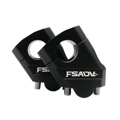 1 Pair Motorcycle Universal Handlebar Riser Bar Mount Handle Clamp Universal 28mm 1 1/8" 22mm 7/8" For Honda BMW YAMAHA Suzuki Techelectronicx