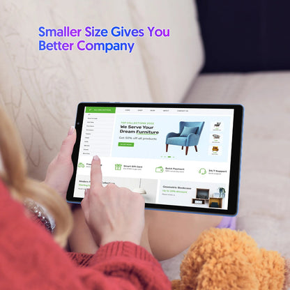 10-inch Android tablet, 4GB (2g+2g memory expansion) RAM+32GB ROM, 1280x800 IPS screen, dual cameras, WiFi, Bluetooth, dual spea TechElect