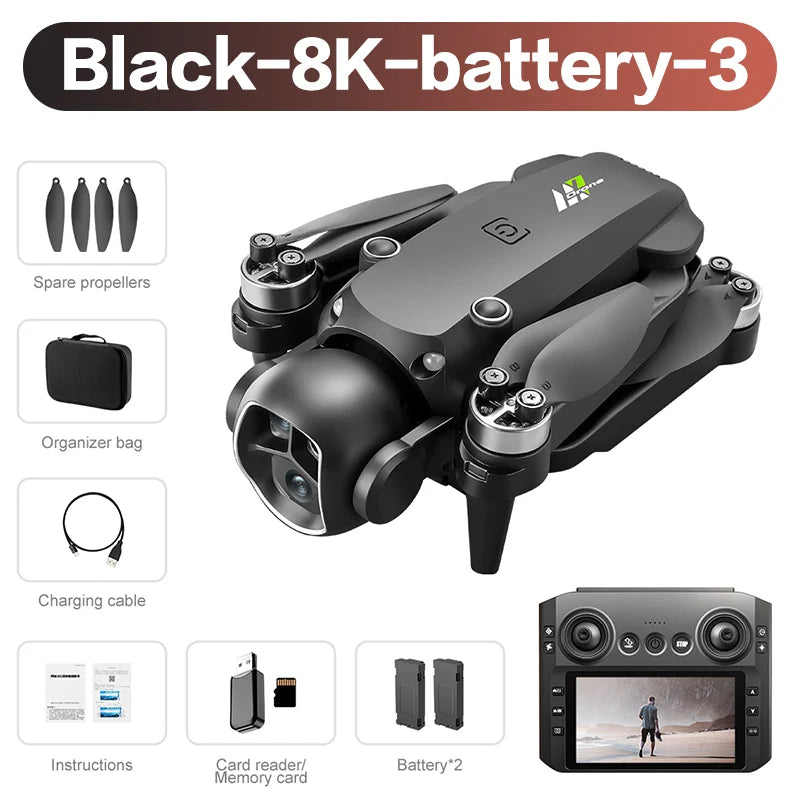 XIAOMI M7 RC Drone 8K Professional  HD Aerial Photography Remote Control Aircraft HD Dual Camera Quadcopter boy Toys Gifts Dron Techelectronicx