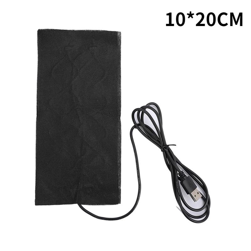 1/2pcs   5V Winter Warm Gloves Usb Powered Heated Pads Hand Warmer Pads TechElect