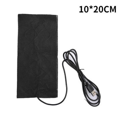 1/2pcs   5V Winter Warm Gloves Usb Powered Heated Pads Hand Warmer Pads TechElect