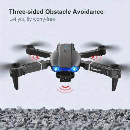 1080P HD Dual Camera E99Pro Drone & Altitude Hold, Beginner Friendly - Long Battery Life, USB Charging, Perfect Gift for Outdoor Techelectronicx