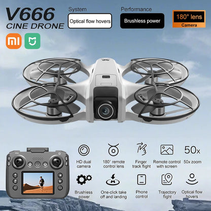 Xiaomi Mijia MINI V666 Drone 4K Professional WIFI 5G Dron Obstacle Avoidance Brushless Altitude Headless Mode RC Quadcopter Toys Techelectronicx