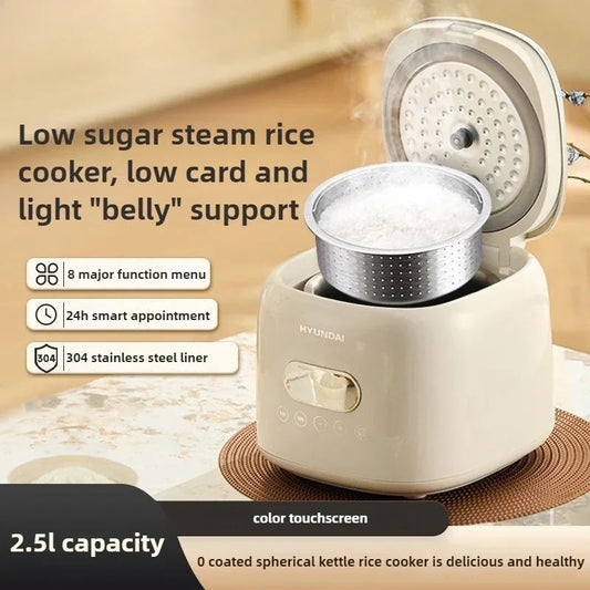 0 coated electric cooker Smart household rice cooker Low sugar rice soup separation Multifunctional  stainless steel rice cooker Techelectronicx