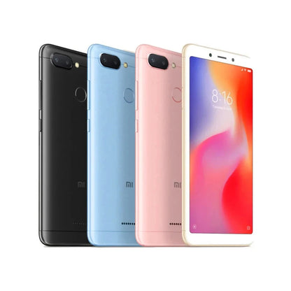 Xiaomi Redmi 6A Smartphone 5.45'' Full Screen AI Face Helio A22 Processor google play used phone Techelectronicx