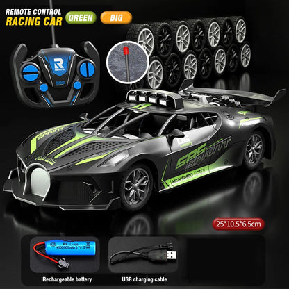 1/18 Rc Car High Speed Drift Sport Cars Remote Control Vehicle Sports Racing Car Toy Model Children Toys for Boys Birthday Gifts Techelectronicx