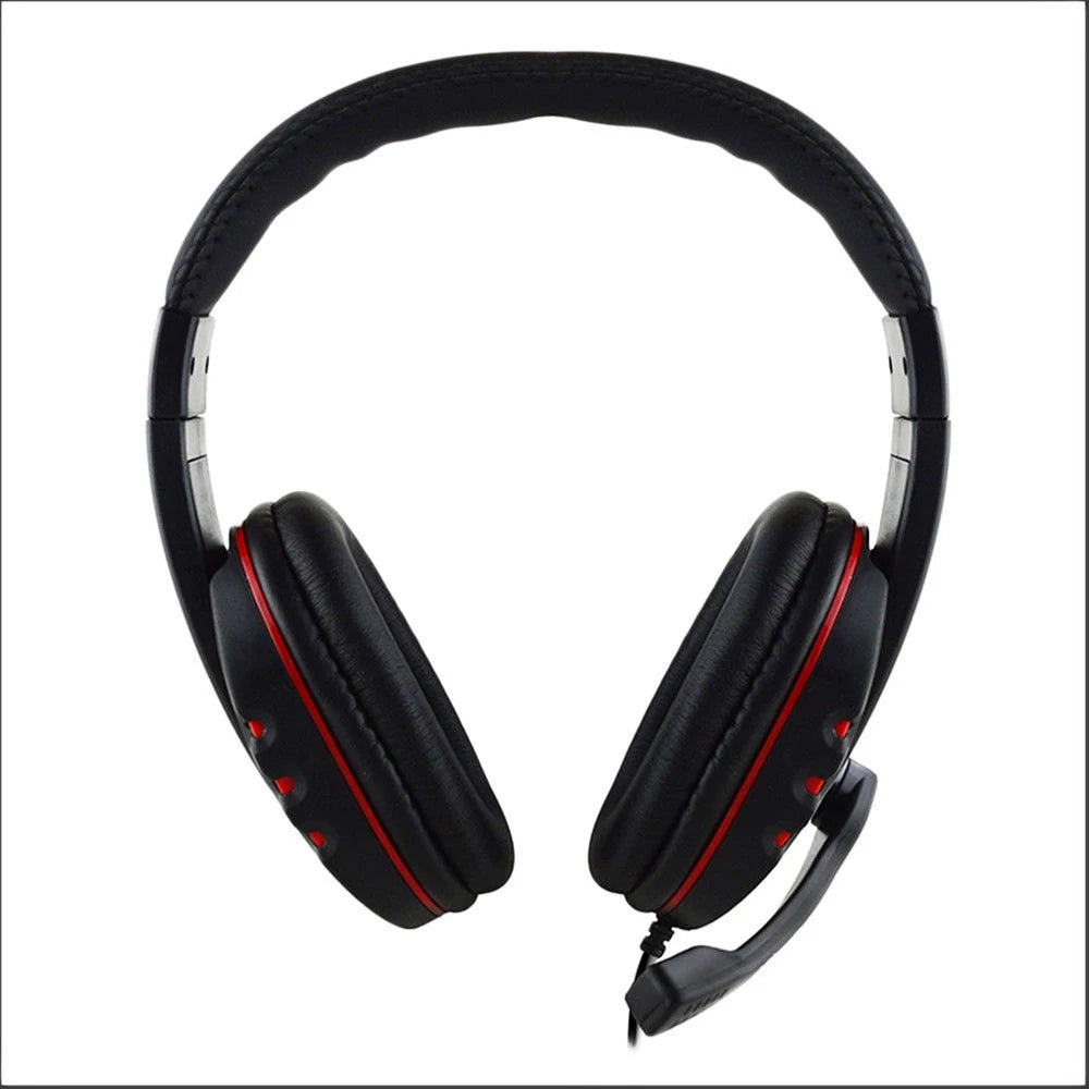 Headphones 3.5mm Wired Gaming Headset Earphones Music For PS4 Play Station 4 Game PC Chat computer With Microphone - TechElect