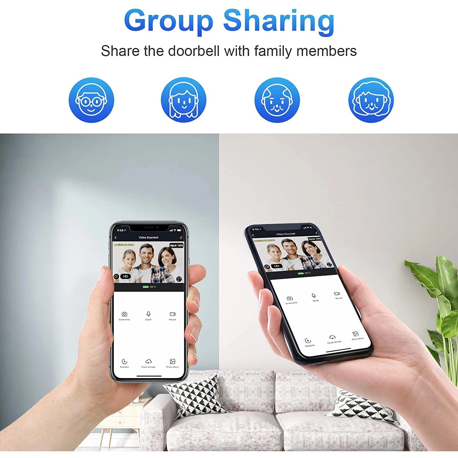 1080P Wireless Video Doorbell Camera WiFi Smart Door Bell Tuya Smart Home Security Motion Detect Night Vision Intercom Doorbell Techelectronicx