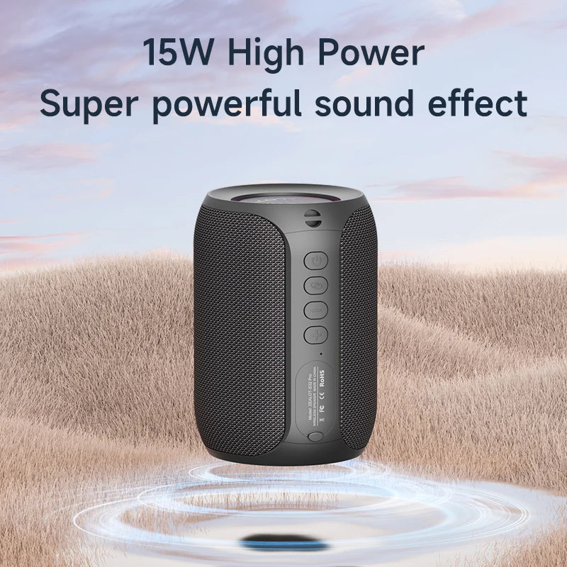 Zealot-S32PRO Powerful Bluetooth Speaker, Bass Wireless, LED Light, Outdoor Speakers, Subwoofer, Waterproof Sound Box Support Techelectronicx