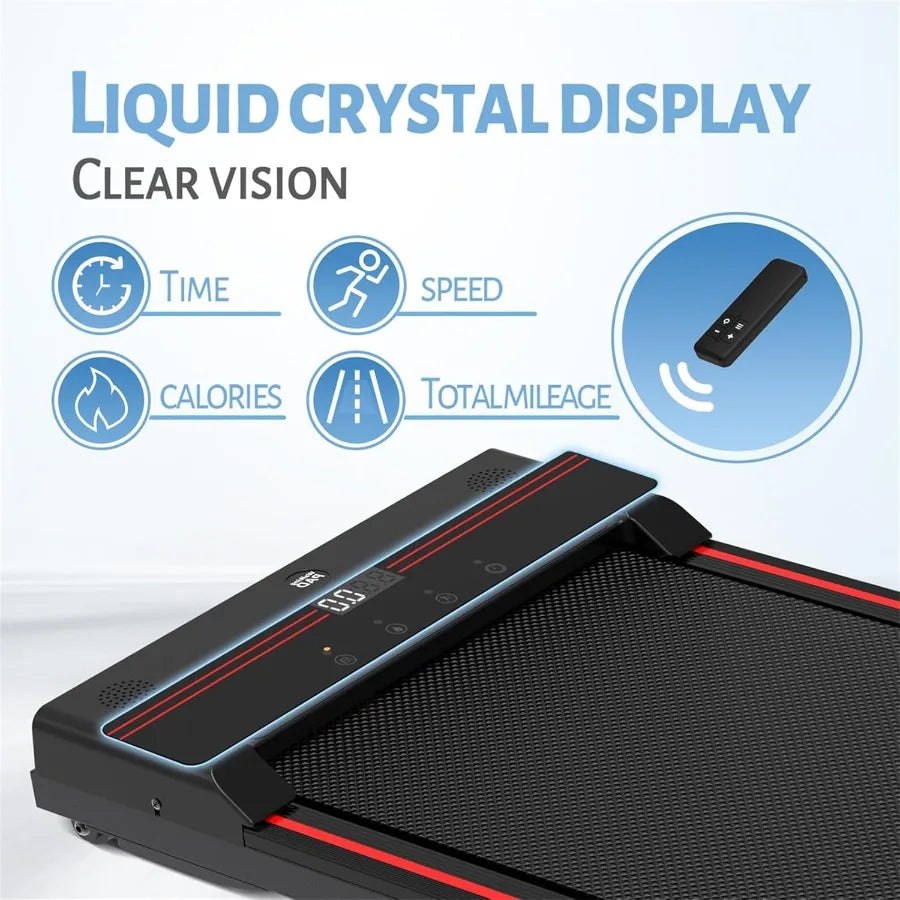 Walking Treadmill Pad with APP 3 in 1 Under Desk Treadmill 400W Low Noise Walking Vibration Pad with Remote Control Portable Tr TechElect