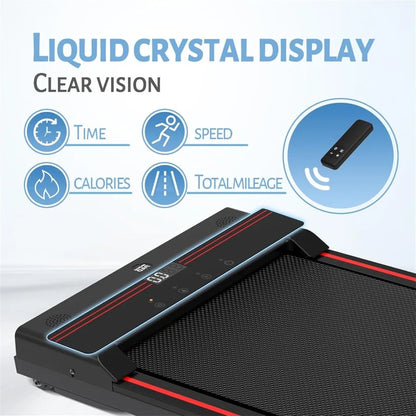 Walking Treadmill Pad with APP 3 in 1 Under Desk Treadmill 400W Low Noise Walking Vibration Pad with Remote Control Portable Tr TechElect
