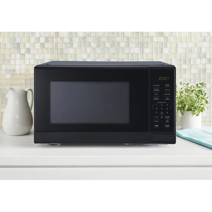 1000W Countertop Microwave Oven 1.1 Cu Ft with 10 Power Levels One Touch Cooking Safety Lock Express Cook Defrost LED Display Techelectronicx
