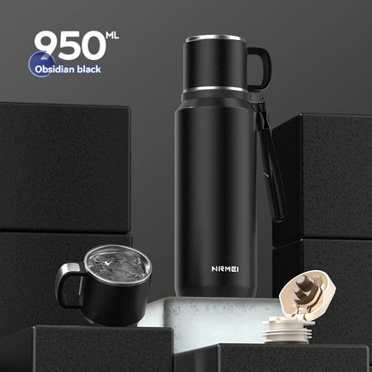 1.5L Thermos water bottle Stainless Steels Vacuum Flask Hot Coffee tea Water Heat Preservation Bottles Cold Tumbler drinkware TechElect