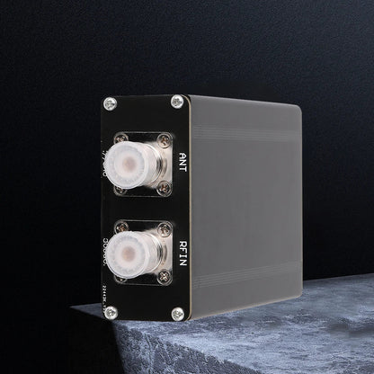 1.8-50MHz Antenna Tuner 0.91inch OLED Display by N7DDC 7x7 Automatic Antenna Tuner 3.2 Firmware Programmed with Metal Case Techelectronicx