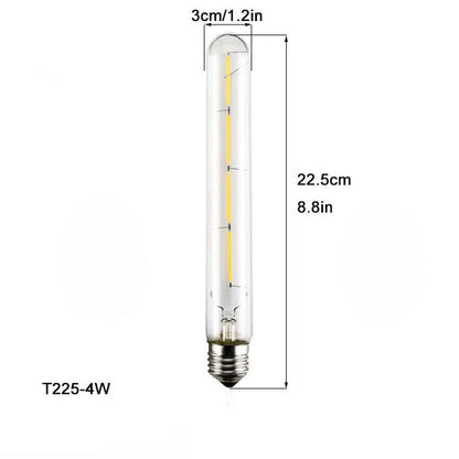 100-240V 6000K LED Filament Light Bulb 110V 120V 6500K Tubular Edison Bulbs T10 T185 T225 T30 T300 Long Tube 4W 6W 8W led Bulb Techelectronicx